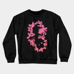 Gun - Pink Abstract Crewneck Sweatshirt